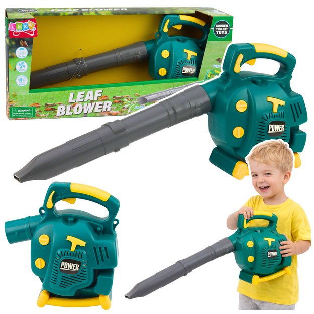 Garden Leaf Blower for Kids Blows Sounds Green