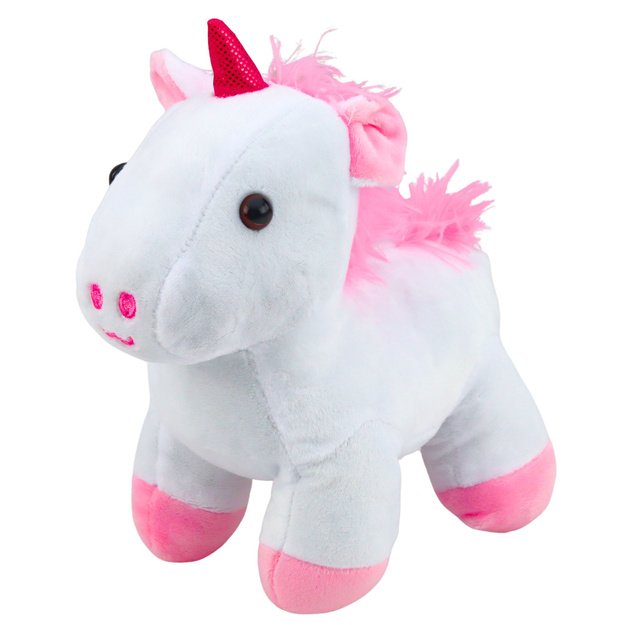 VIENARAGIO PLIUŠINIS MINKŠTAS ŽAISLŲ ARKLIUKAS MAIŠELYJE, 25cm 3