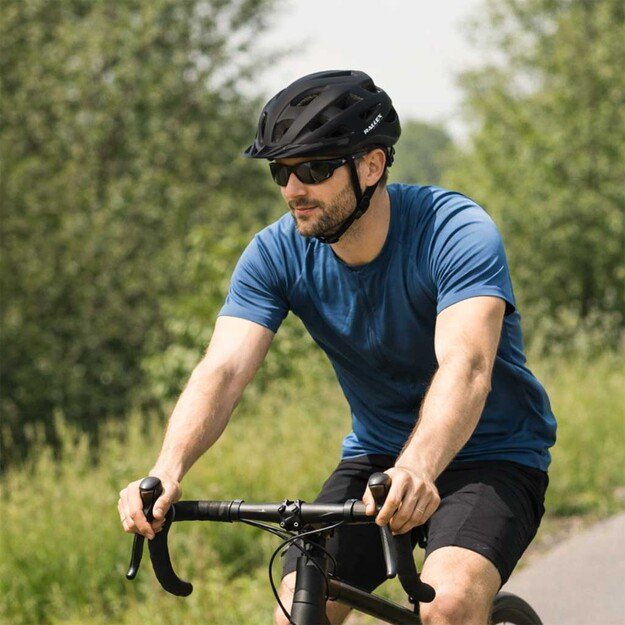 RALLEX moteri&scaron;kas dviratininko &scaron;almas vyri&scaron;kas reguliuojamas juodas M 54-58cm 6