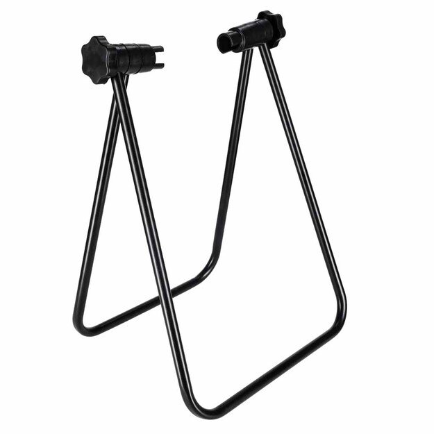 Metalinis sulankstomas tarnybinių dviračių stovas galiniam ratui 2