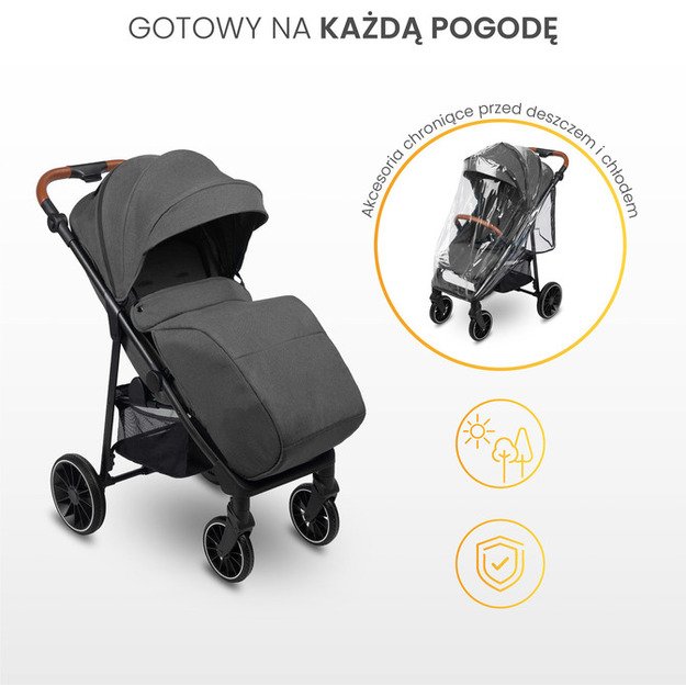 STROLLER ELMA DARK GREY