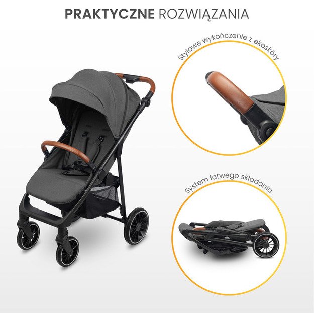 STROLLER ELMA DARK GREY