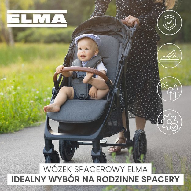 STROLLER ELMA DARK GREY