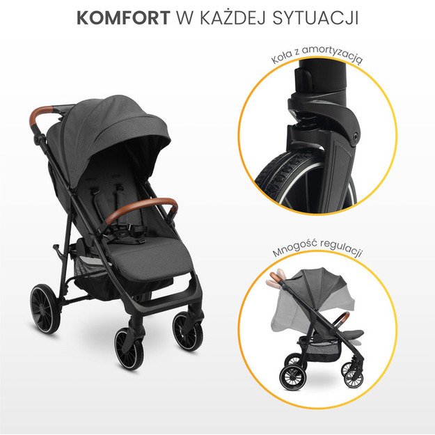 STROLLER ELMA DARK GREY