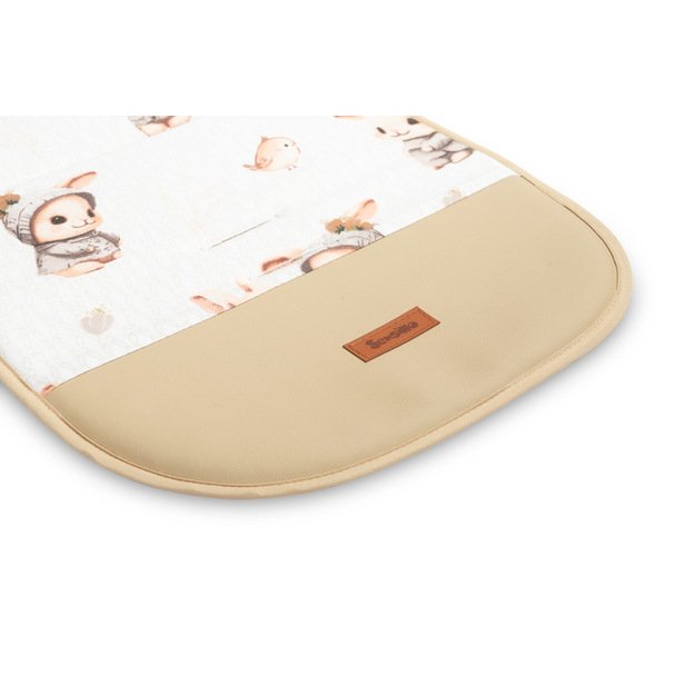 MUSLINO ĮDĖKLAS VEŽIMĖLIUI - SMĖLIO SPALVOS ZUIKIS 3