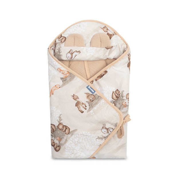 MUSLINO ANTKLODĖ NEŠIOJAMAI VAIKIŠKAI LOVYTEI - RUDOS SPALVOS POLICININKAI 1