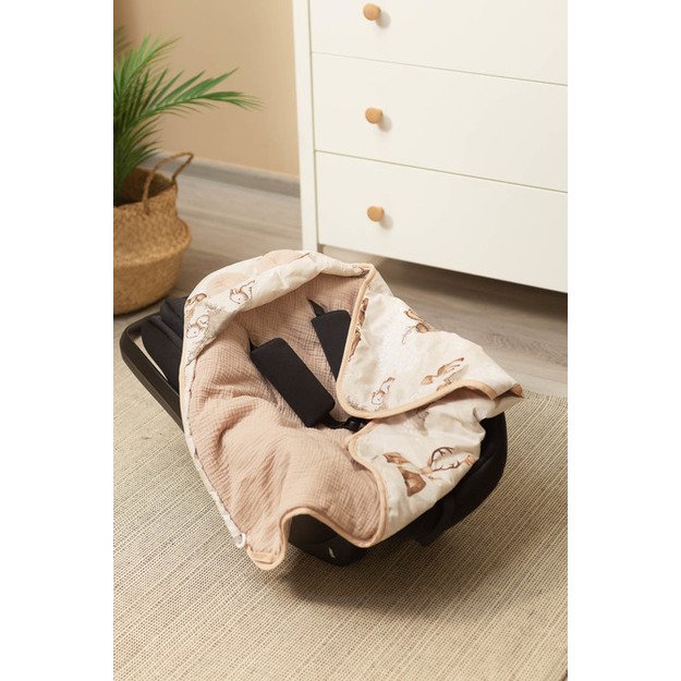 MUSLINO ANTKLODĖ NEŠIOJAMAI VAIKIŠKAI LOVYTEI - RUDOS SPALVOS POLICININKAI 6