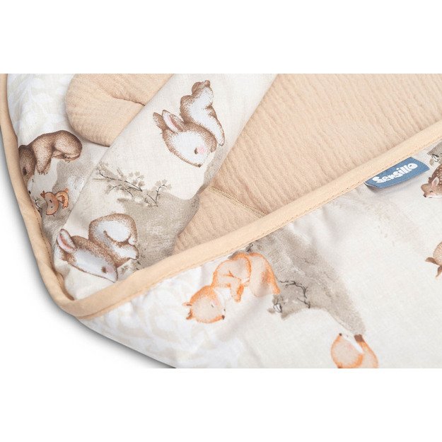 MUSLINO ANTKLODĖ NEŠIOJAMAI VAIKIŠKAI LOVYTEI - RUDOS SPALVOS POLICININKAI 2