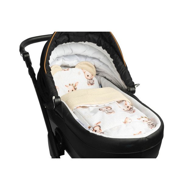 MUSLINO VEŽIMĖLIO KOMPLEKTAS - SMĖLIO SPALVOS ZUIKIS 2