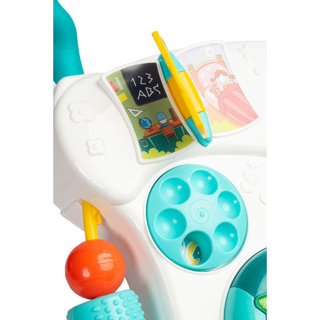 EDUCATIONAL TOY - MUSICAL PUSHER TURQUOISE