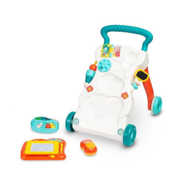 EDUCATIONAL TOY - MUSICAL PUSHER TURQUOISE