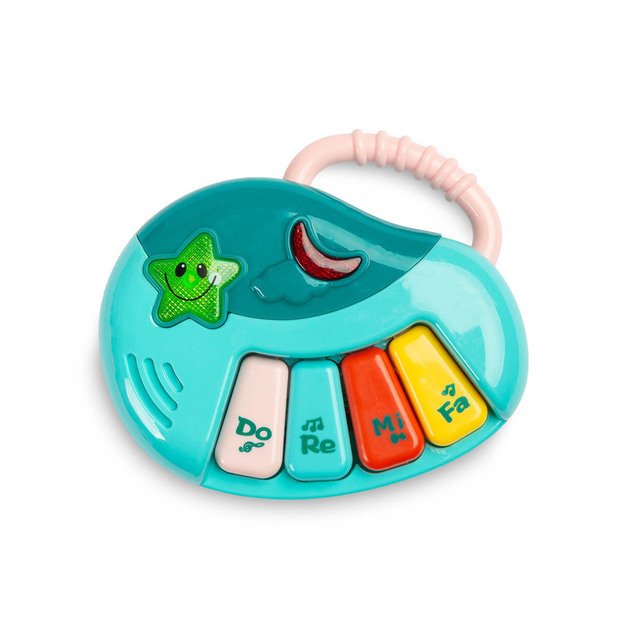 EDUCATIONAL TOY - MUSICAL PUSHER TURQUOISE
