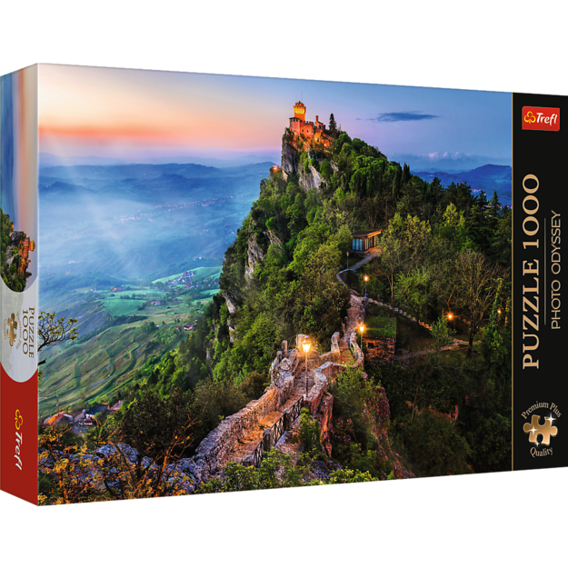 Puzzle -  1000 Premium Plus  - Photo Odyssey: Cesta Tower, San Marino Trefl 10822