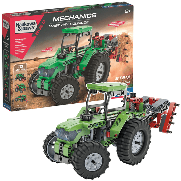 Science & Play Mechanics Laboratory Farm Machines Polish Version Clementoni 50794
