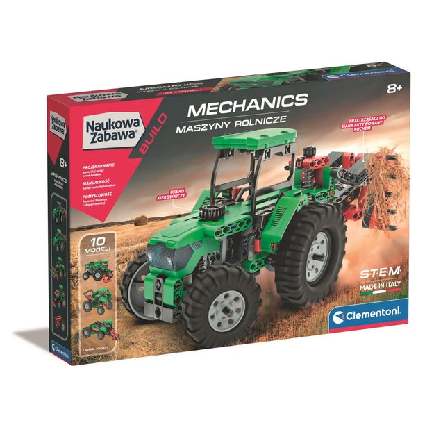Science & Play Mechanics Laboratory Farm Machines Polish Version Clementoni 50794