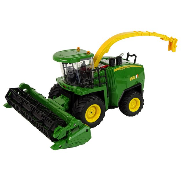 Žalias nuotolinio valdymo kombainas 1:24