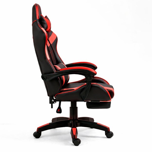 „LEAN“ ŽAIDIMŲ KĖDĖ, JUODA IR RAUDONA