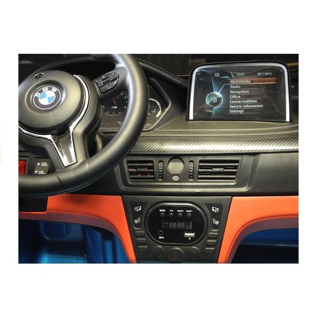 NAUJAS BMW X6M raudonas dažymas - elektrinis pasivažinėjimo automobilis