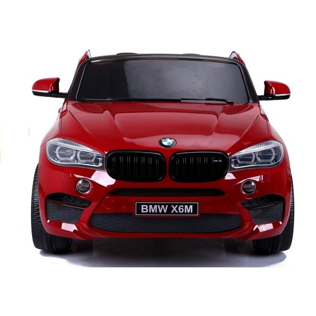 NAUJAS BMW X6M raudonas dažymas - elektrinis pasivažinėjimo automobilis