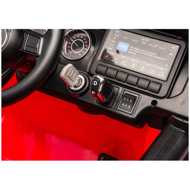 Jeep Rubicon 4x4 DK-JWR556 4x200W 24V Red Battery-Powered Vehicle