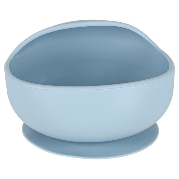 Silikoninių kūdikių indų rinkinys, 8 vnt., mėlynos spalvos