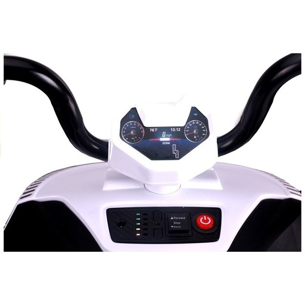 S601 White - Electric Ride On Quad 4