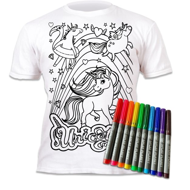 Splat Planet mar&scaron;kinėliai su flomasteriais Vienaragiai