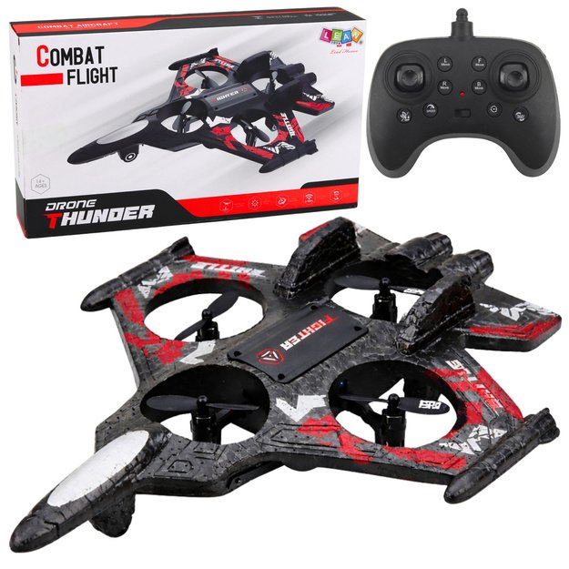 Myśliwiec Dron Fighter Samolot Zdalnie Sterowany RC Piankowy Akrobacje 360&deg;