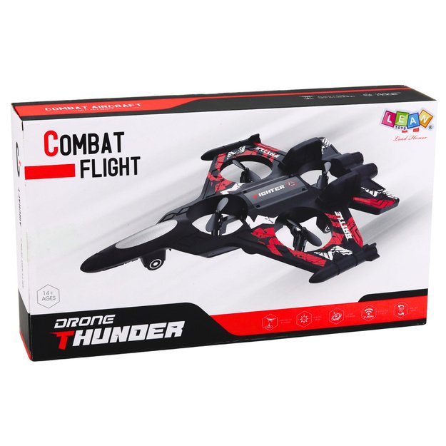 Myśliwiec Dron Fighter Samolot Zdalnie Sterowany RC Piankowy Akrobacje 360&deg;