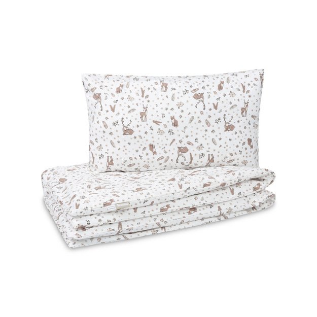 2 PIECE BEDDING COTTON FOREST BEIGE 100X135