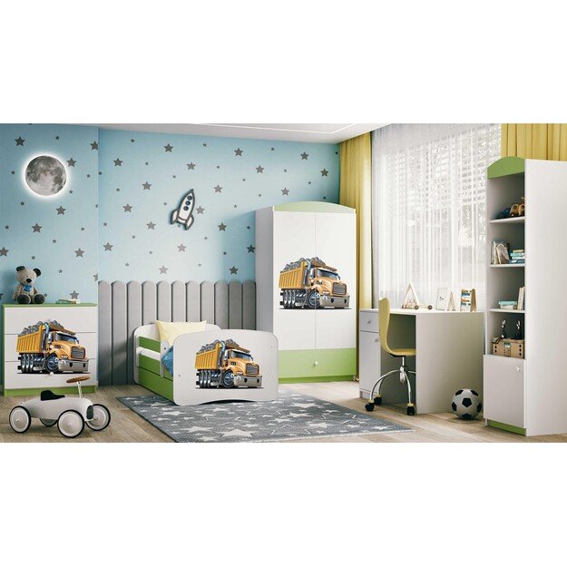 Chest of drawers babydreams green truck