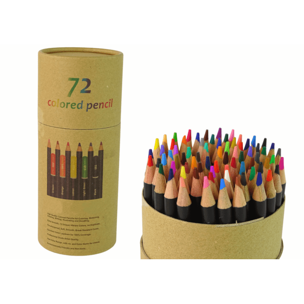 Set of crayons in a tube, sharpener, eraser, 74 pcs. 1