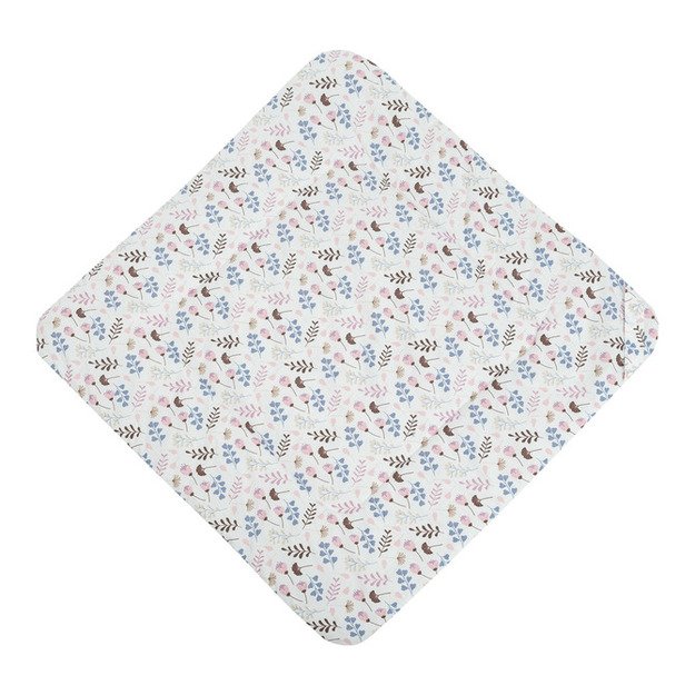 BABY WRAP VELVET TWIGS PINK 75X75