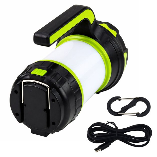 Flashlight LED Lamp 2in1 Camping Tourist Rechargeable Multifunctional
