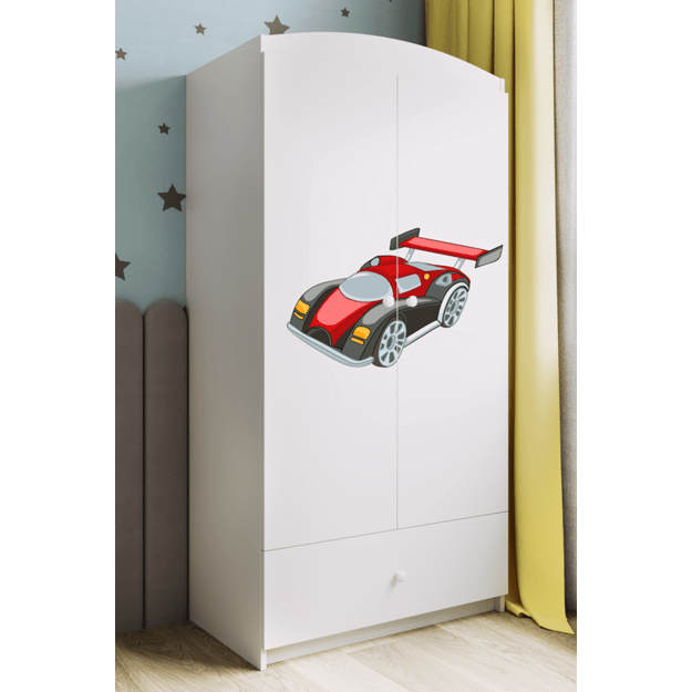 Wardobe babydreams white racing car