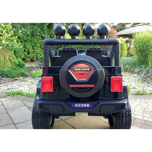 Ride on Car S2388 Jeep Black 4x45W 12