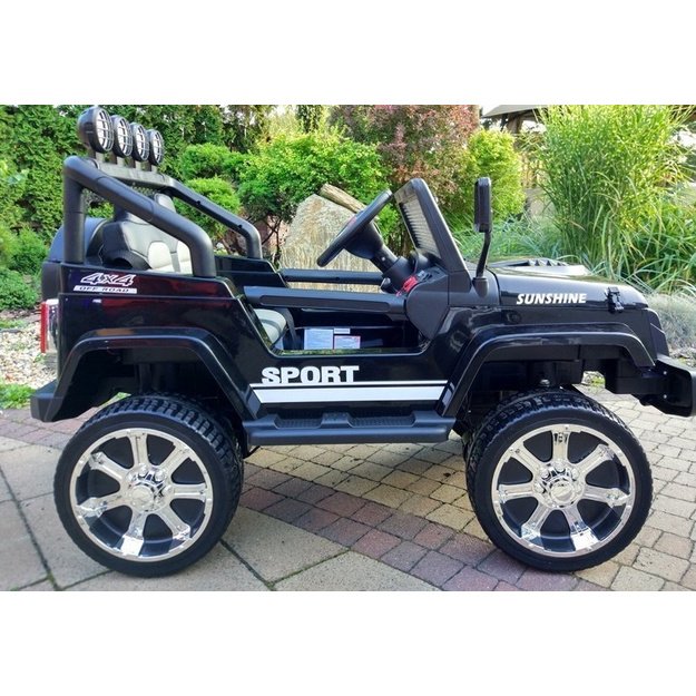 Ride on Car S2388 Jeep Black 4x45W 6
