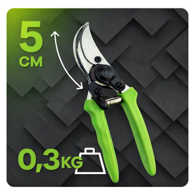 Set of Garden Hedge Pruners with Case 3 pcs.
