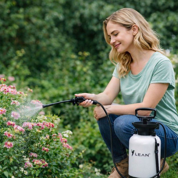 Manual Pressure Sprayer for Watering, Fertilizing, Spraying LEAN 5L