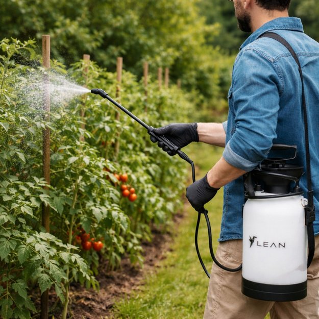 Manual Pressure Sprayer for Watering, Fertilizing, Spraying LEAN 5L