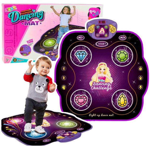 Interactive Musical Dance Mat for Kids with Bluetooth 9 Game Levels
