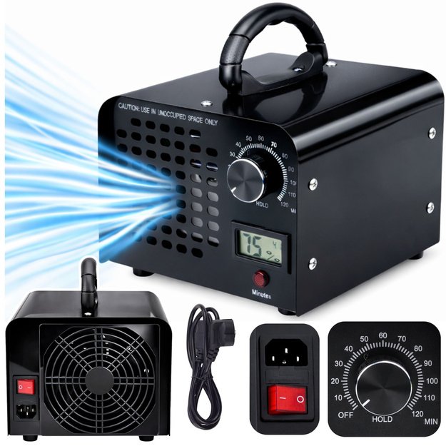 LEAN 60000 MG Ozone Generator Room Ozonator LCD Display Timer