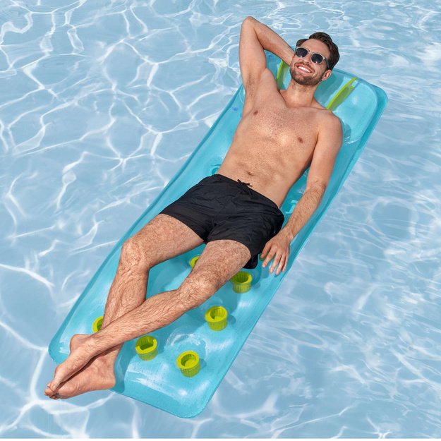 Inflatable Mattress for Swimming Pool Blue Bestway 43015