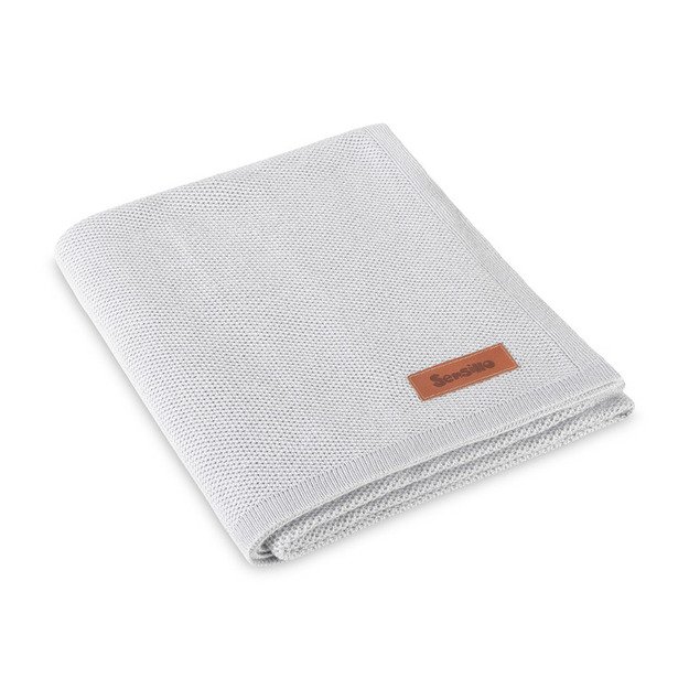 BLANKET BAMBOO 80X100 SILVER