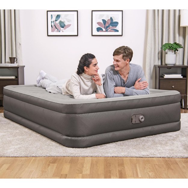 Double Inflatable Mattress With Electric Pump 203x152 cm Bestway 69050