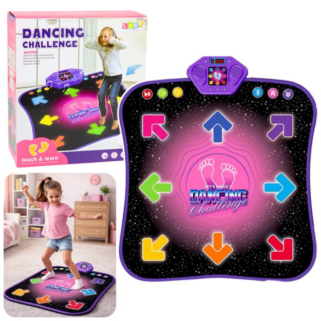 Bluetooth Musical Dance Mat 5 Modes 8 Arrows 3 Difficulty Levels