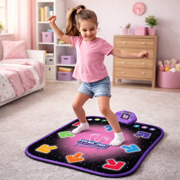 Bluetooth Musical Dance Mat 5 Modes 8 Arrows 3 Difficulty Levels