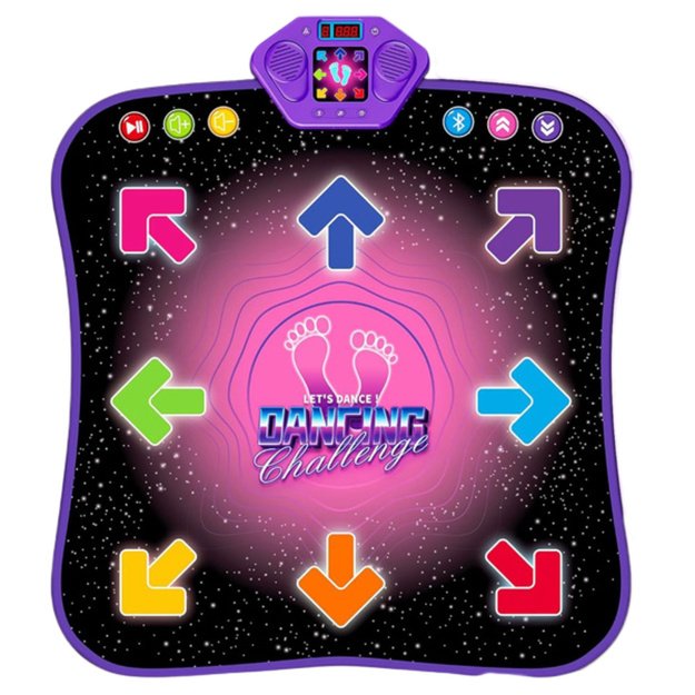 Bluetooth Musical Dance Mat 5 Modes 8 Arrows 3 Difficulty Levels