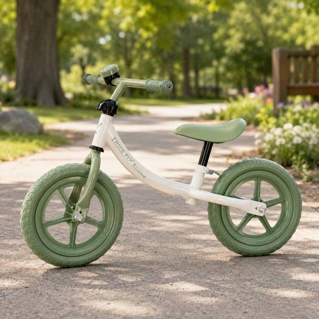 Rowerek biegowy Trike Fix Balance z dzwonkiem zielony
