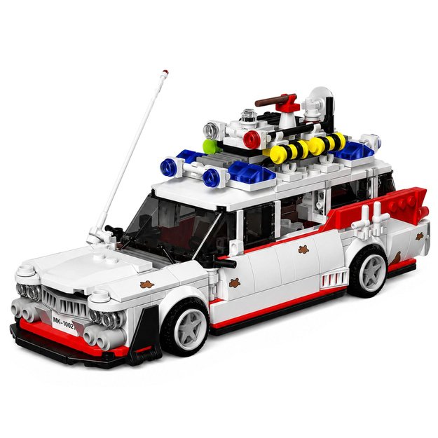 Building Blocks Car Ghost Bus White 631 pcs.